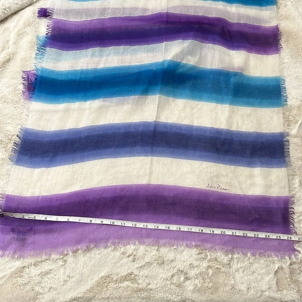 LORO PIANA  MULTI COLORED SCARF